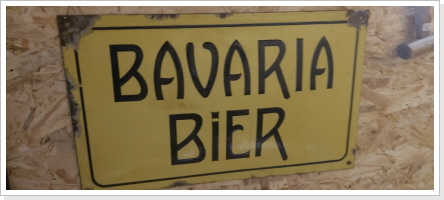 Bavaria Bier Emailschild ca. 45x3ocm verkauft